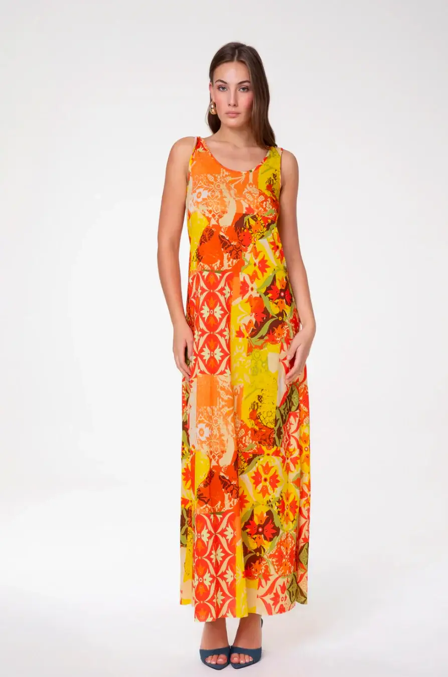 CHANGIT VESTITO LUNGO FANTASIA